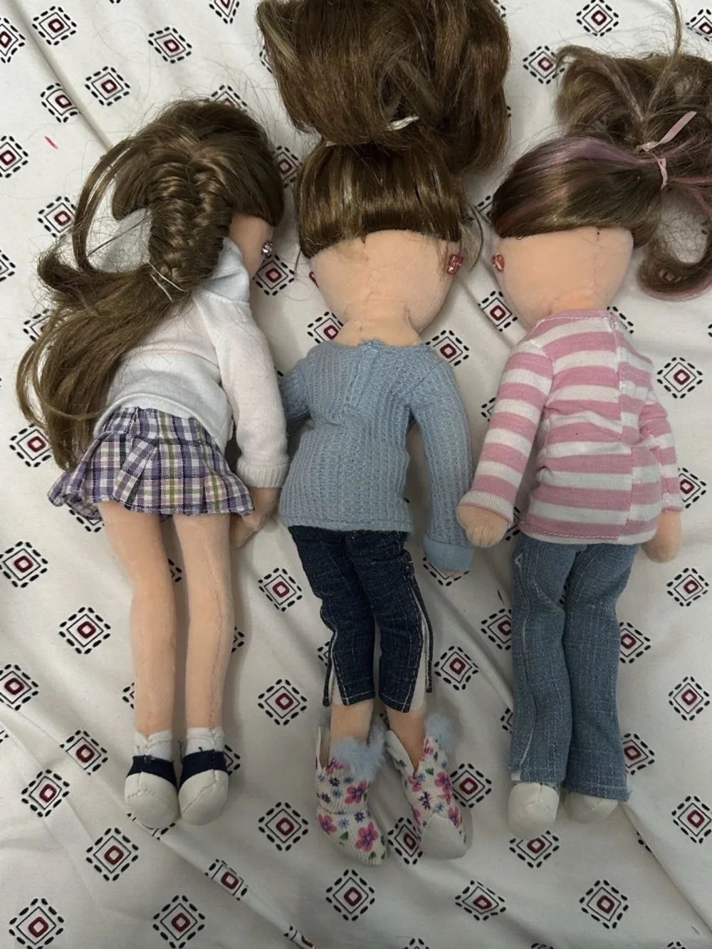 Ty Girlz Plush Dolls Poseable Retired Y2k 2000 style Kids Teens vintage Used Toy